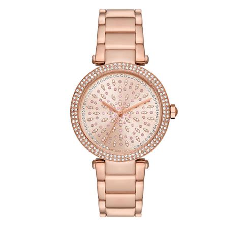 michael kors klocka rosa